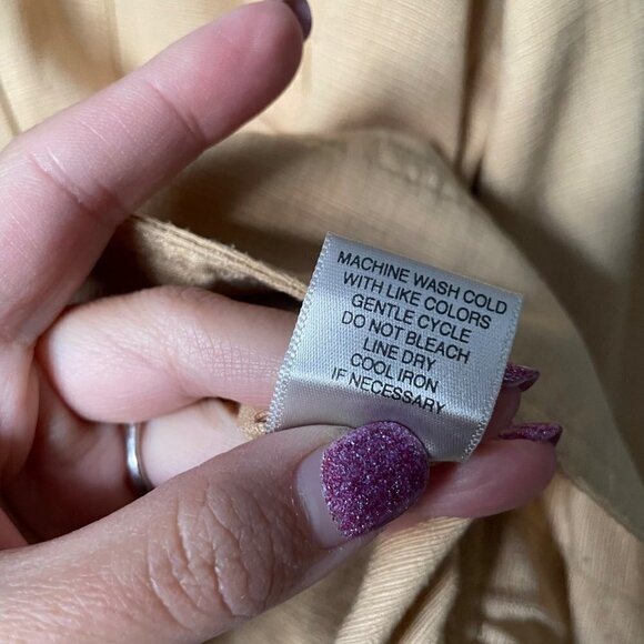 Christopher & Banks Yellow Lightweight Button Up Jacket Women's Size XL Pockets - Picture 4 of 8